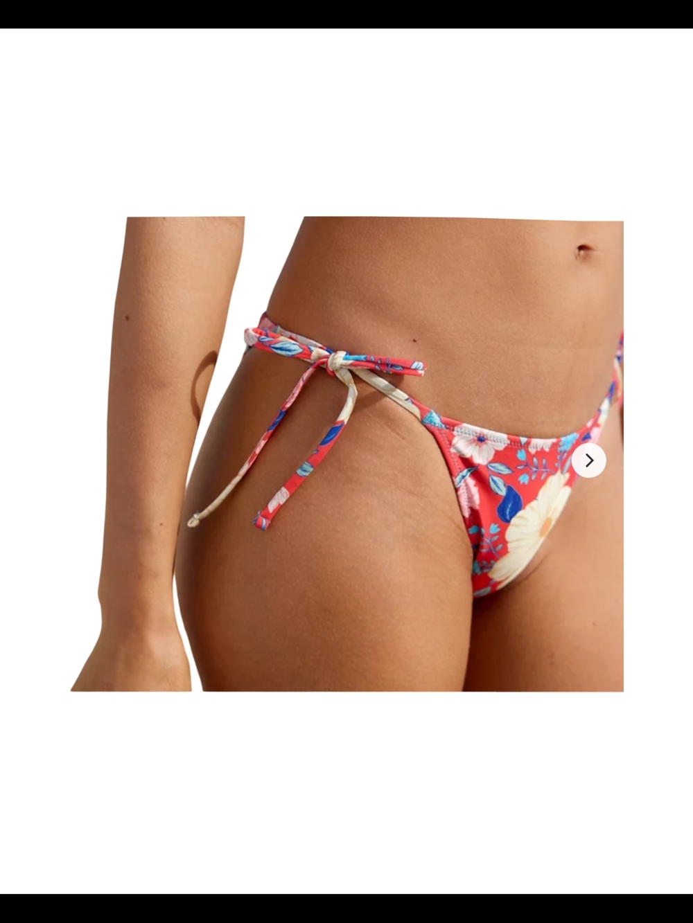 NWOT Size XL aerie Floral Tie-Side Bikini Bottom